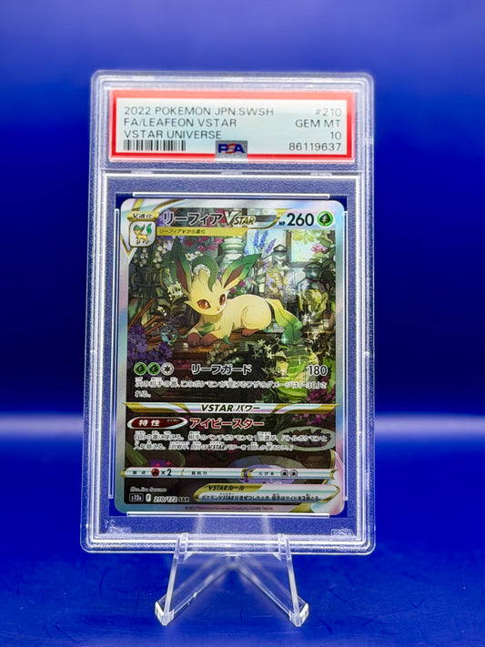 Leafeon VSTAR 210/172 – VSTAR Universe (S12a) Japanese | PSA 10 | 86119637