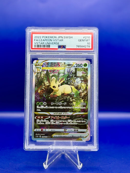 Leafeon VSTAR 210/172 – VSTAR Universe (S12a) Japanese | PSA 10 | 76584278
