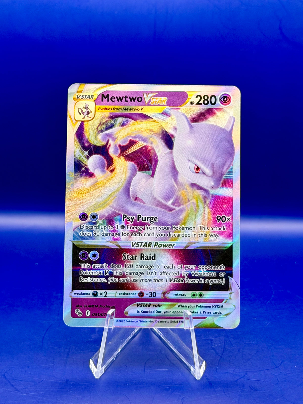 Mewtwo VSTAR 031/078 – Pokémon GO | English – Near Mint