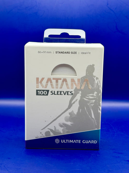 Ultimate Guard Katana Sleeves – White (100 Standard Size Sleeves)