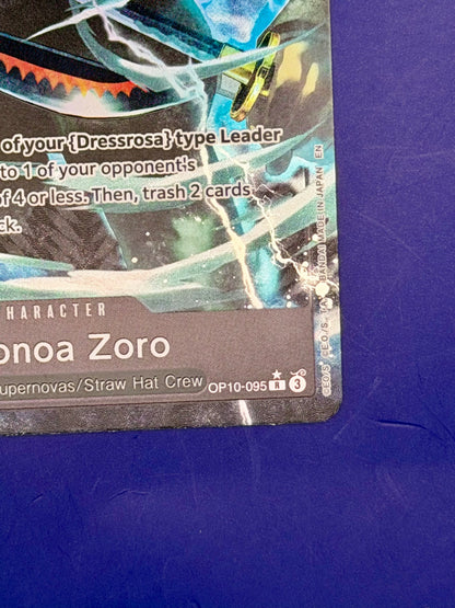 Roronoa Zoro OP10-095 – The Best Vol.2 (PRB-02) | English Rare Alternate Art – LP
