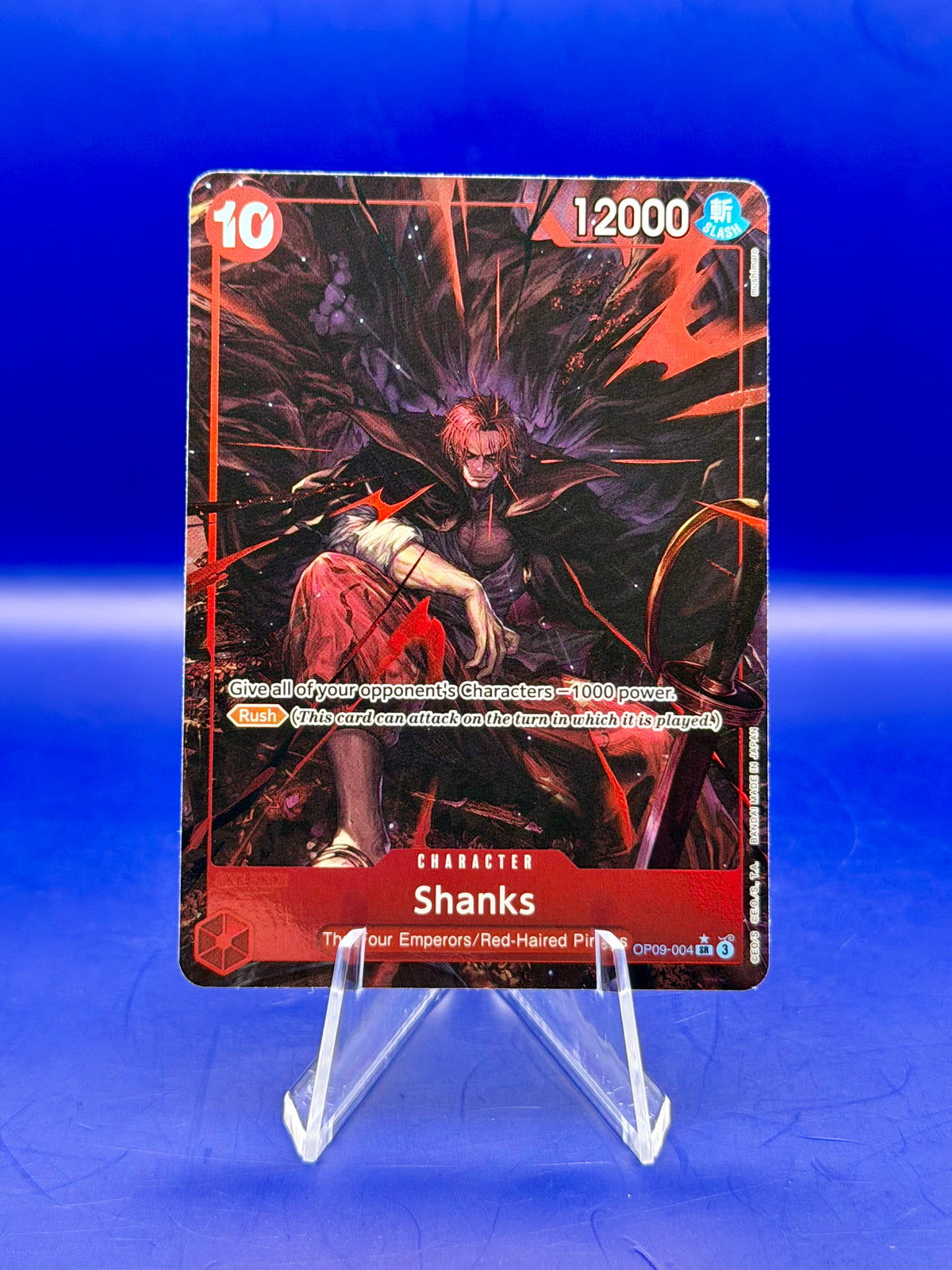Shanks OP09-004 – Emperors in the New World | English SR Alternate Art