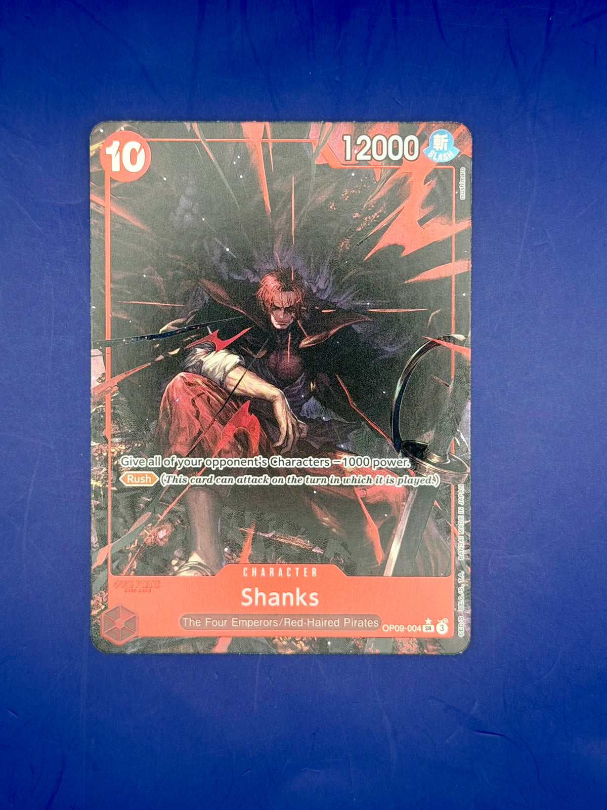 Shanks OP09-004 – Emperors in the New World | English SR Alternate Art