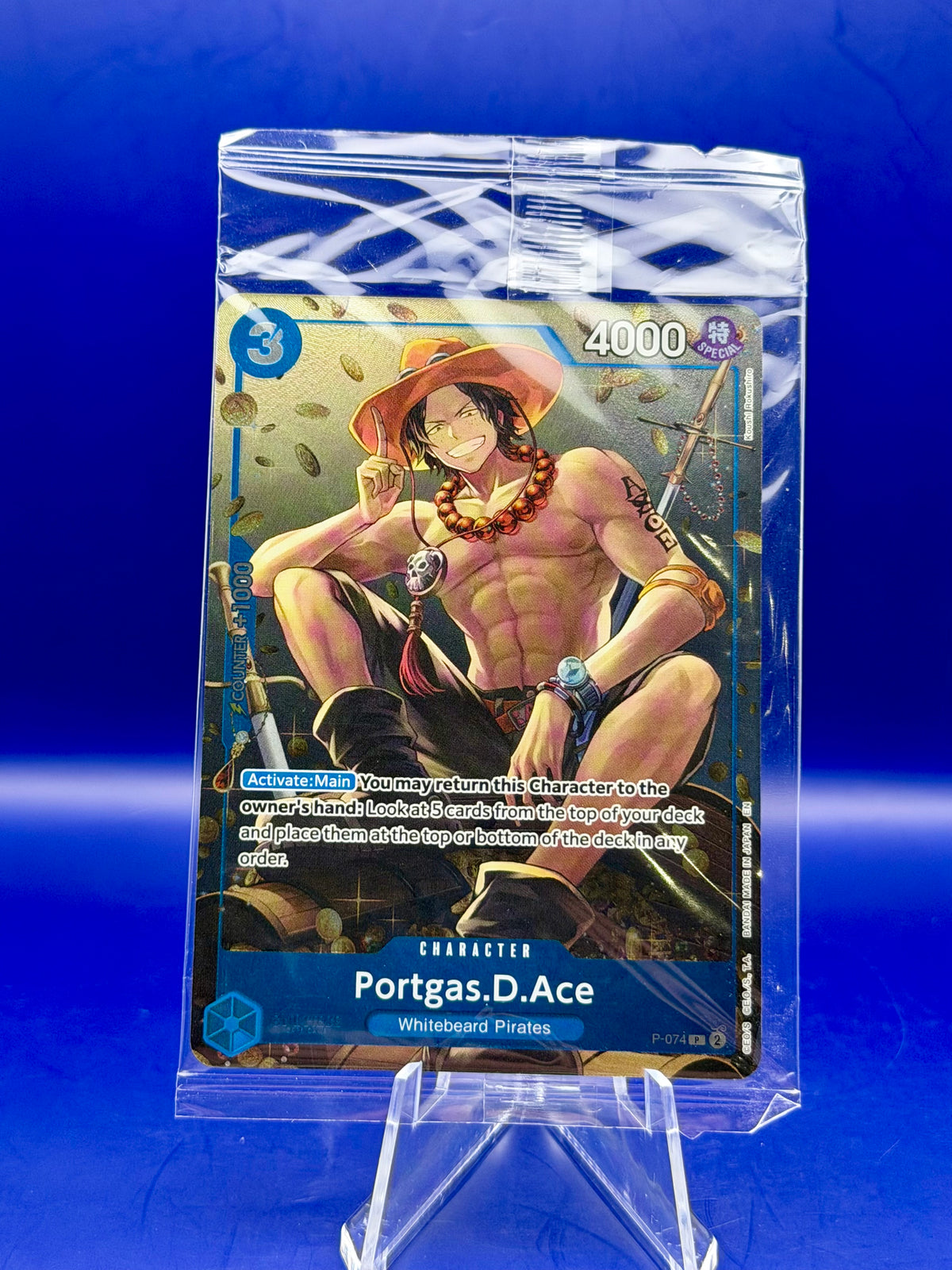 Portgas.D.Ace P-074 – Tin Pack Set Vol.2 Promo | English – Sealed