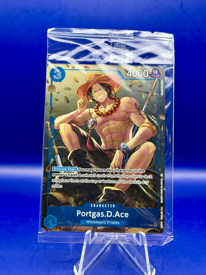 Portgas.D.Ace P-074 – Tin Pack Set Vol.2 Promo | English – Sealed