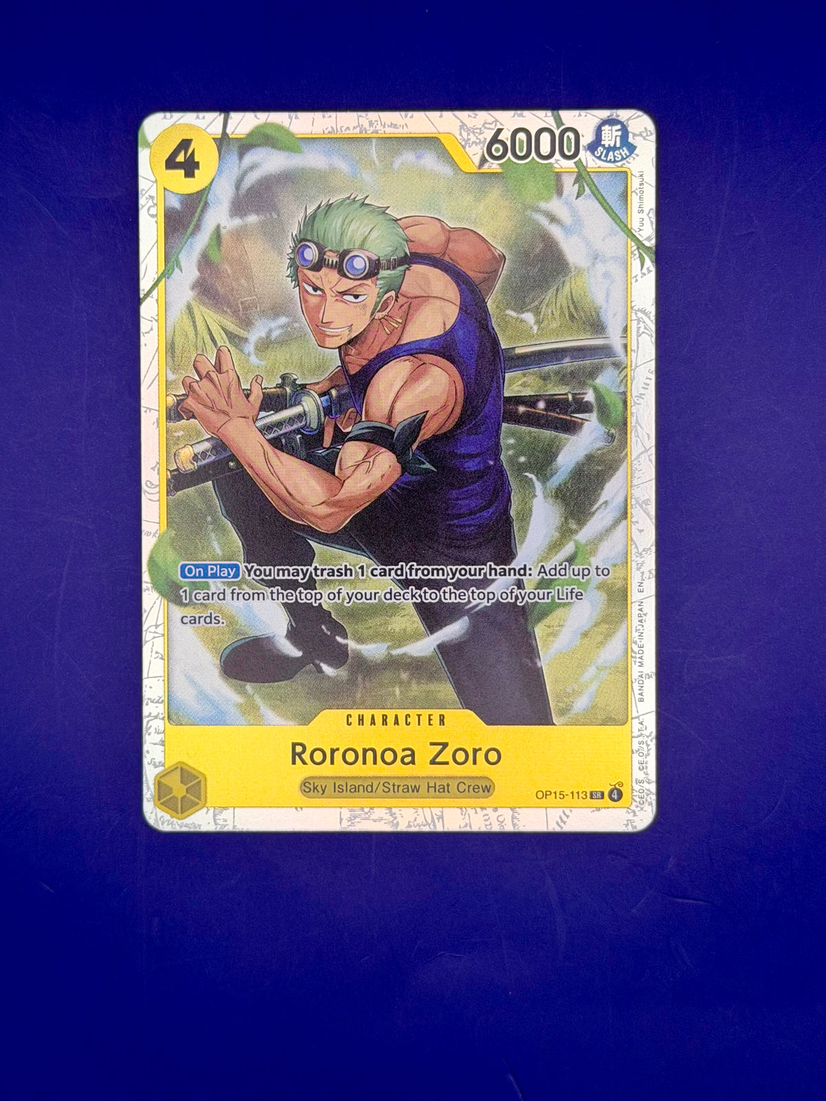Roronoa Zoro OP15-113 – Adventure on Kami’s Island | English Super Rare