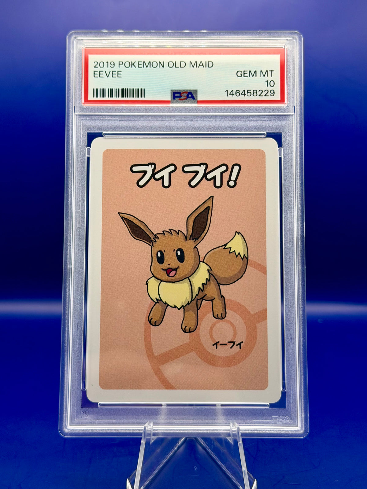Eevee – 2019 Pokémon Old Maid | Japanese – PSA 10