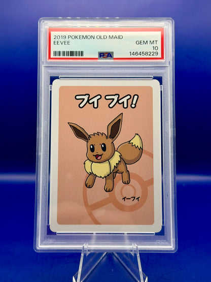 Eevee – 2019 Pokémon Old Maid | Japanese – PSA 10